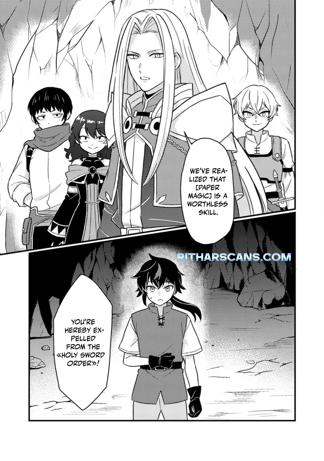 Zako Skill" to Tsuihou Sareta Kami Tsukai, Shin no Chikara ga Kakuseishi Sekai Saikyou ni ~Sekai de Boku Dake Unique Skill wo Futatsu Motteta node Shin no Nakama to Nariagaru~ Chapter 1 - page 2