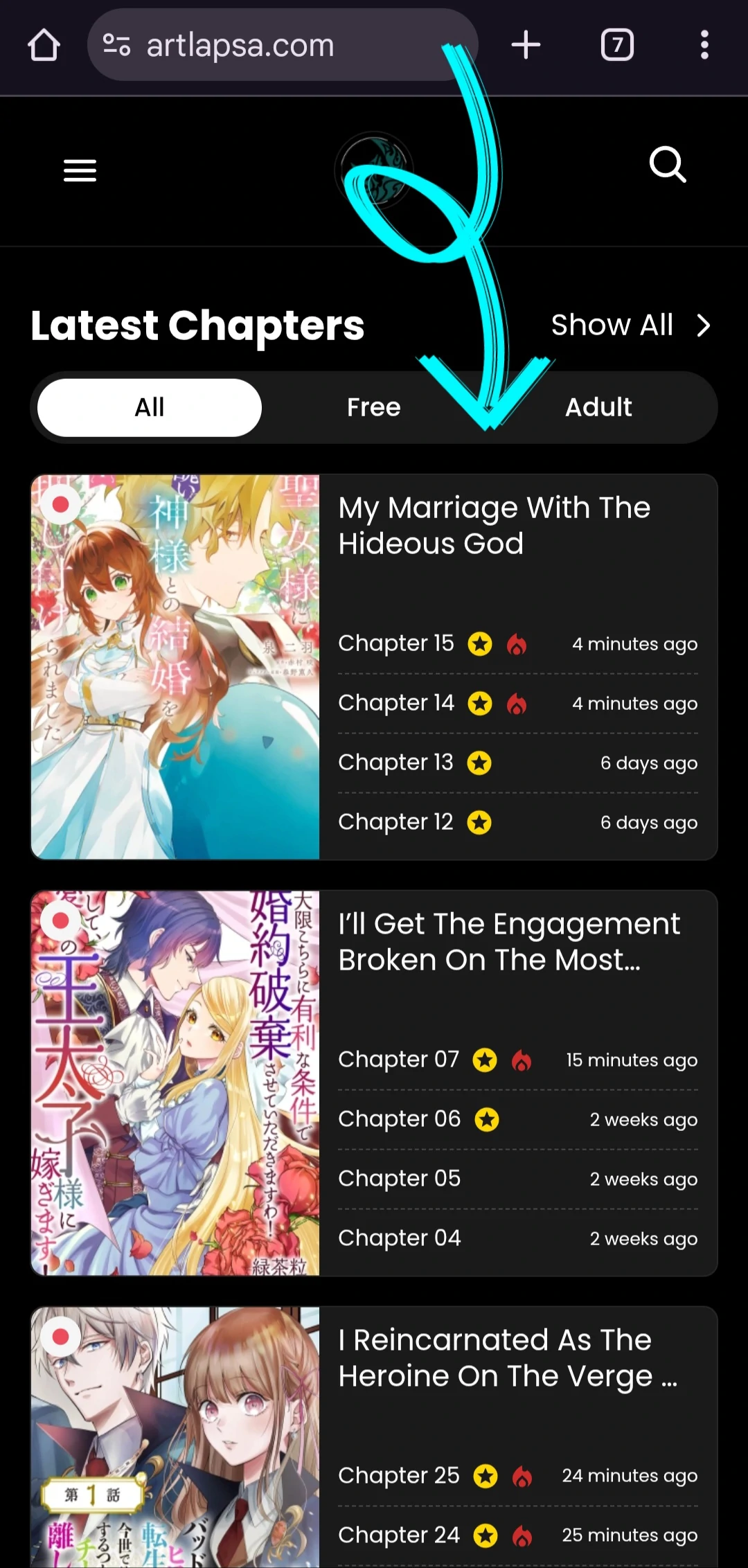 My Marriage with the Hideous God Chapter 7 - page 1