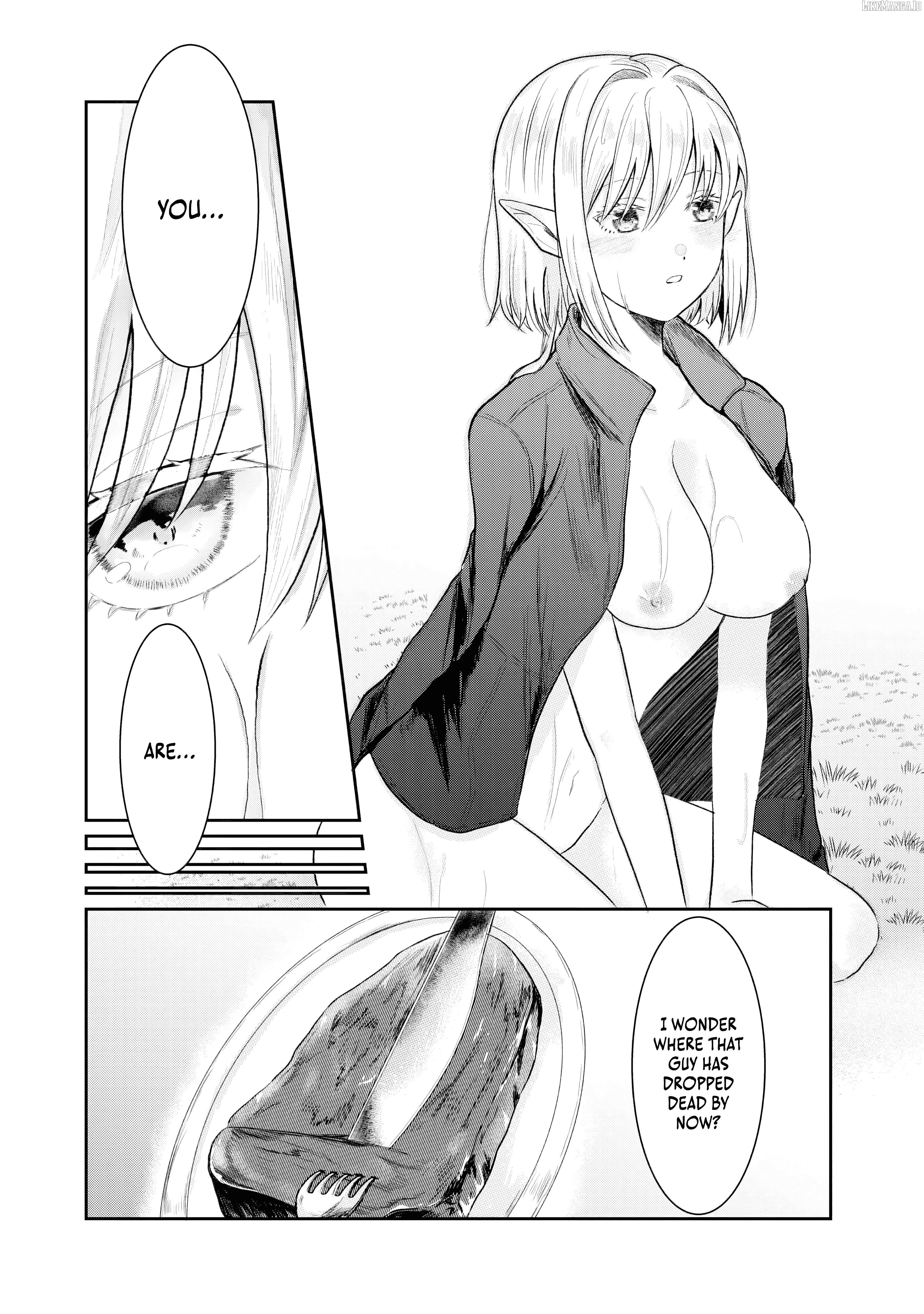 "Sono Hen no Kusa demo Kuttoke" to Tsuihou Sareta Munou Skill [Shokubutsugui] Mochi Tenseisha, Elf no Sato de Maboroshi no Shokubutsu o Tabete Musou Suru Chapter 1 - page 32