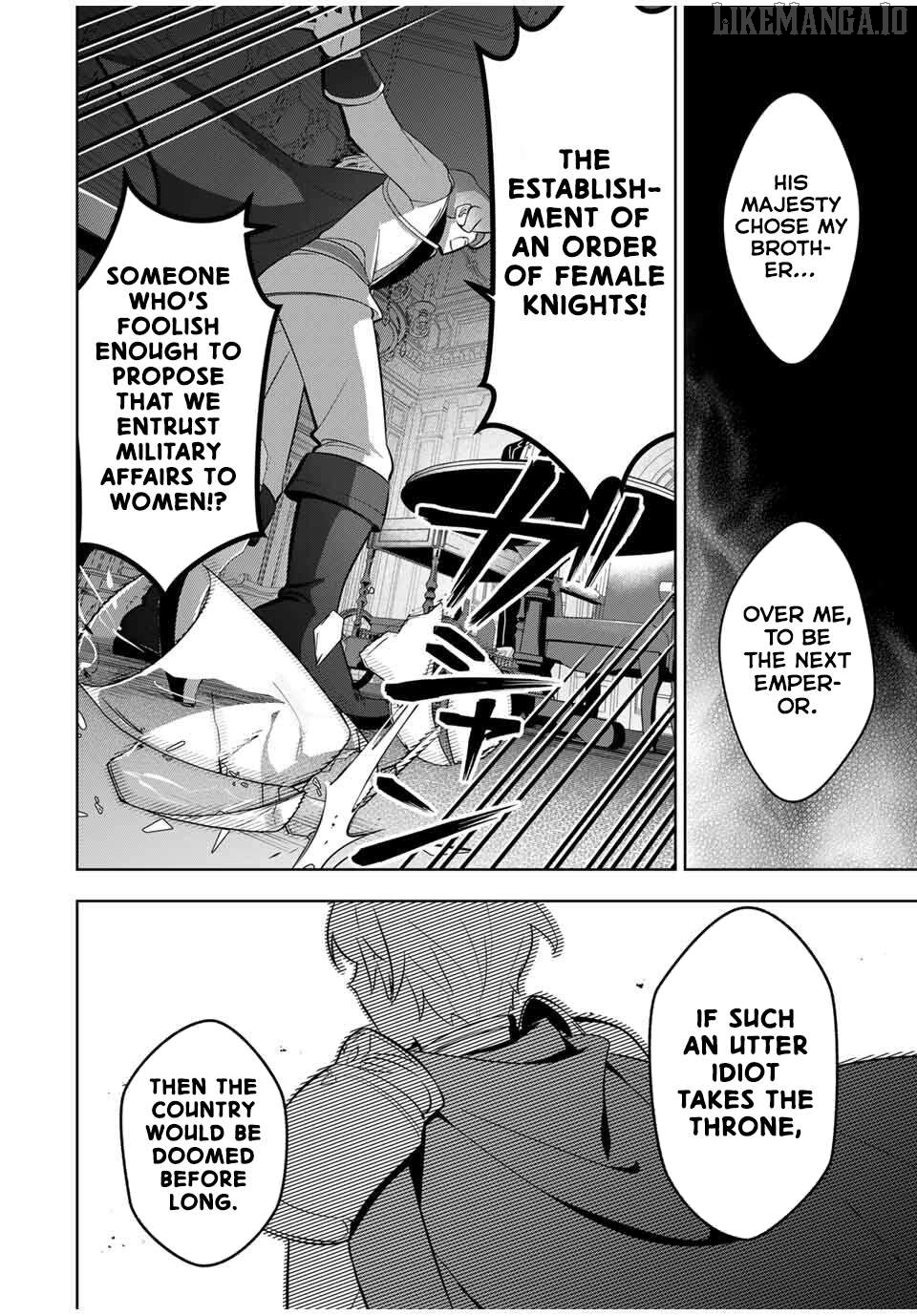 Koujo Tensei ~ Densetsu no Daimadoushi (♂), Hime Kishi to Narite Densetsu no Reijou Kishidan o Tsukuri Musou suru ~ Chapter 3 - page 32