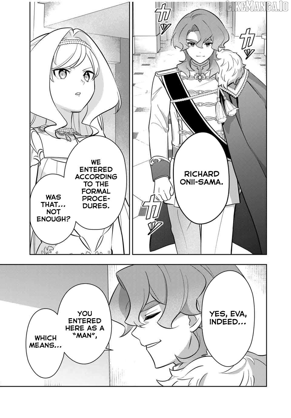 Koujo Tensei ~ Densetsu no Daimadoushi (♂), Hime Kishi to Narite Densetsu no Reijou Kishidan o Tsukuri Musou suru ~ Chapter 4 - page 5