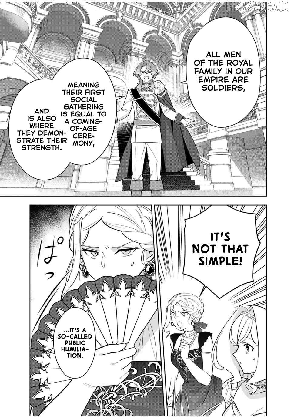 Koujo Tensei ~ Densetsu no Daimadoushi (♂), Hime Kishi to Narite Densetsu no Reijou Kishidan o Tsukuri Musou suru ~ Chapter 4 - page 7