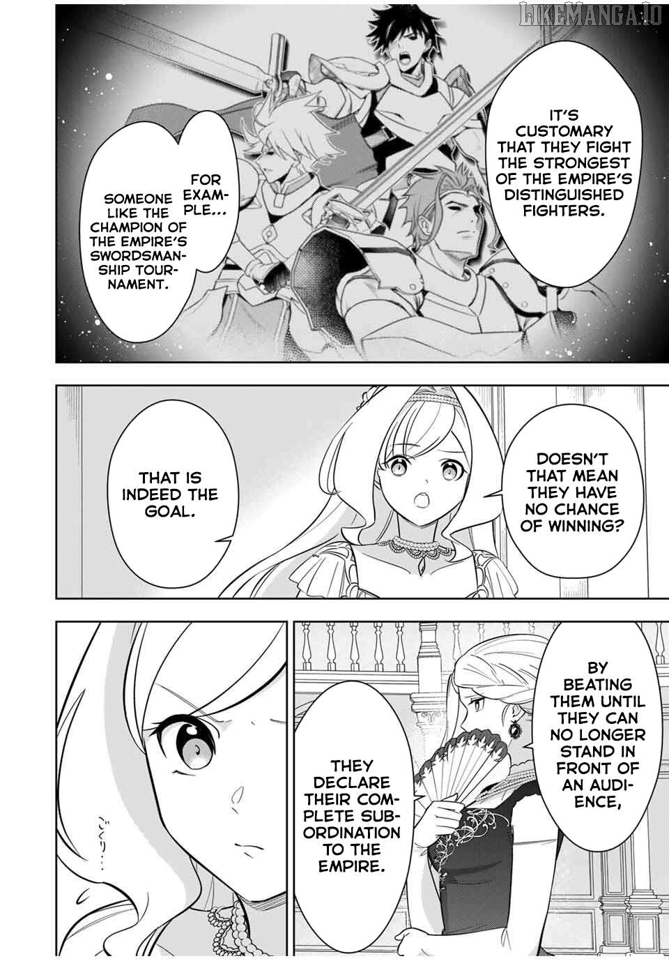 Koujo Tensei ~ Densetsu no Daimadoushi (♂), Hime Kishi to Narite Densetsu no Reijou Kishidan o Tsukuri Musou suru ~ Chapter 4 - page 8