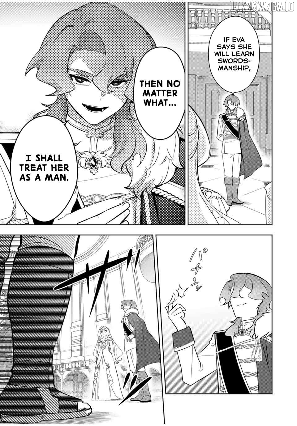 Koujo Tensei ~ Densetsu no Daimadoushi (♂), Hime Kishi to Narite Densetsu no Reijou Kishidan o Tsukuri Musou suru ~ Chapter 4 - page 9