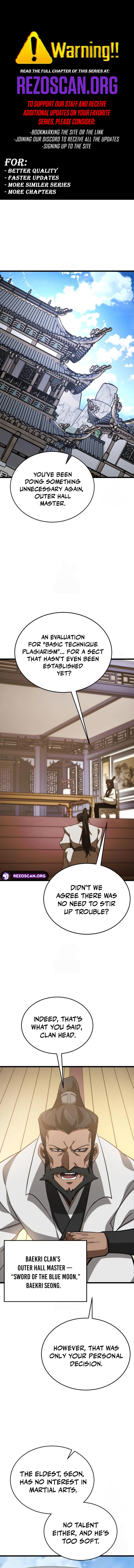 Initializing the Sect System Chapter 8 - page 1