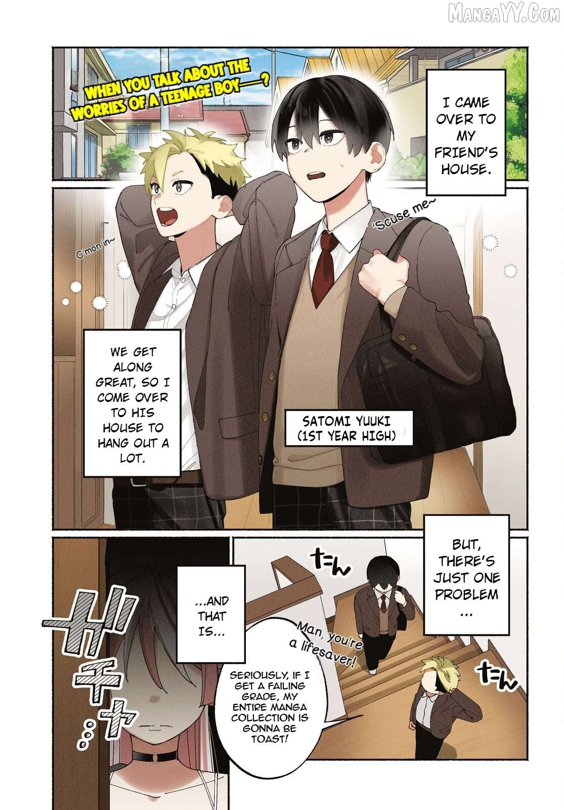 Tomodachi Nchi No Nechan Ga Kowakute Ii Hito Chapter 1 - page 1