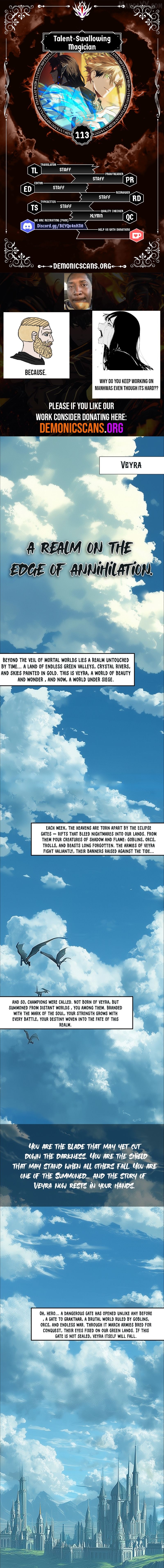 Talent-Swallowing Magician Chapter 113 - page 1