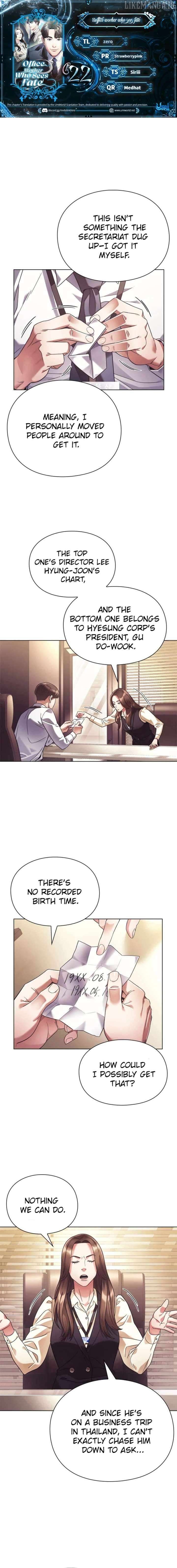Office Worker Who Sees Fate Chapter 22 - page 1