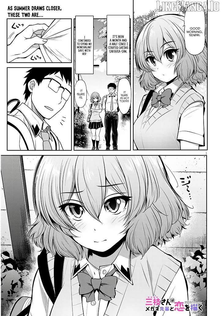 Saegusa-San Wa Megane-Senpai To Koi O Egaku Chapter 9 - page 1