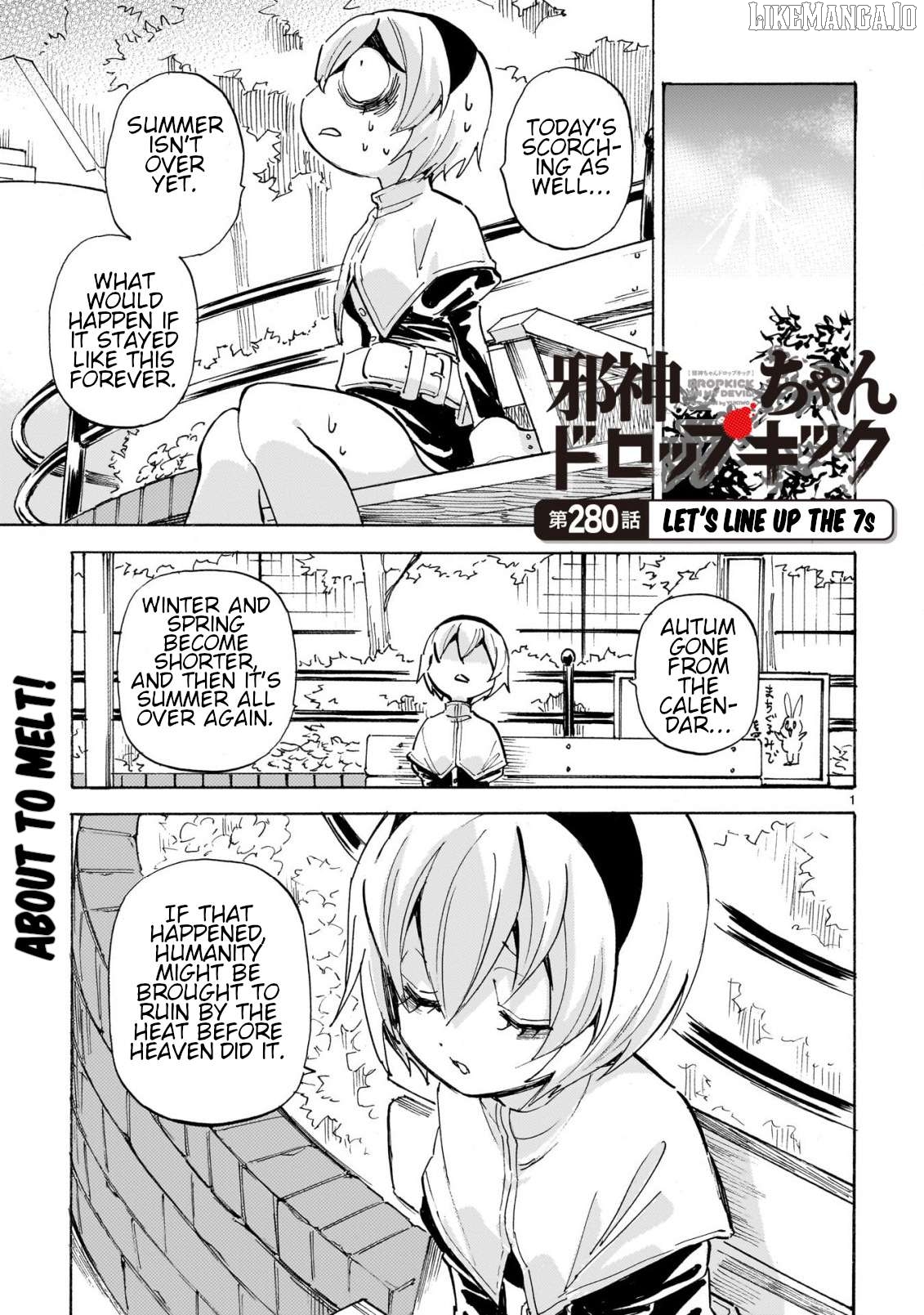 Jashin-chan Dropkick Chapter 286 - page 1