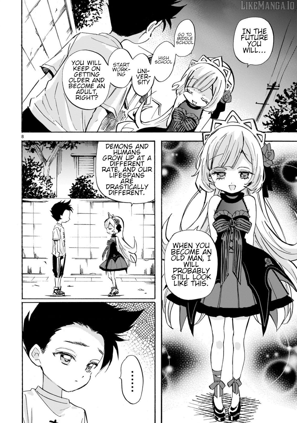 Jashin-chan Dropkick Chapter 287 - page 8
