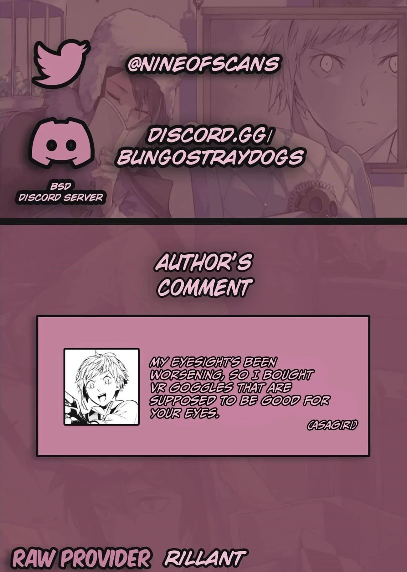 Bungou Stray Dogs Chapter 125.5 - page 1