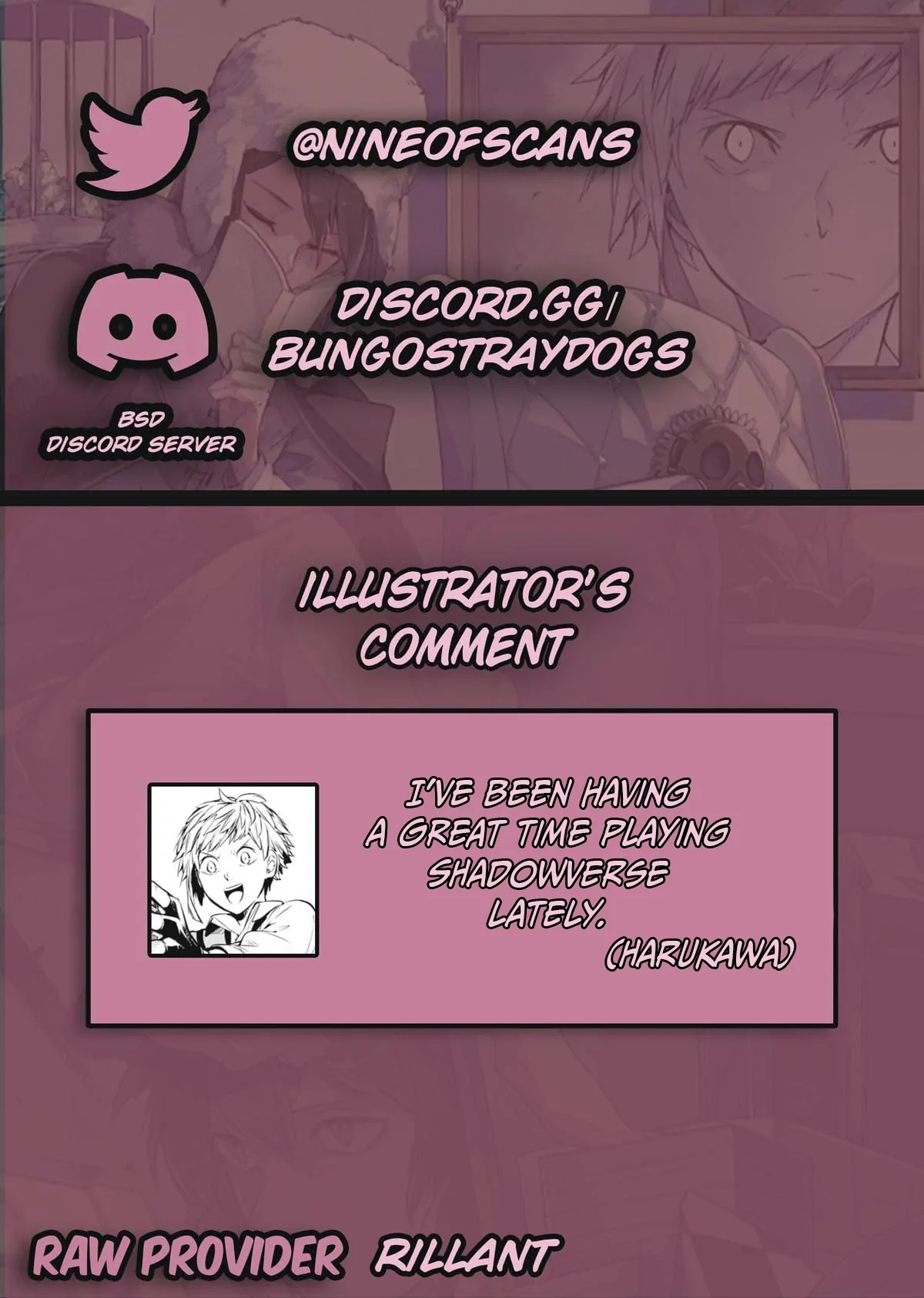 Bungou Stray Dogs Chapter 125.6 - page 1