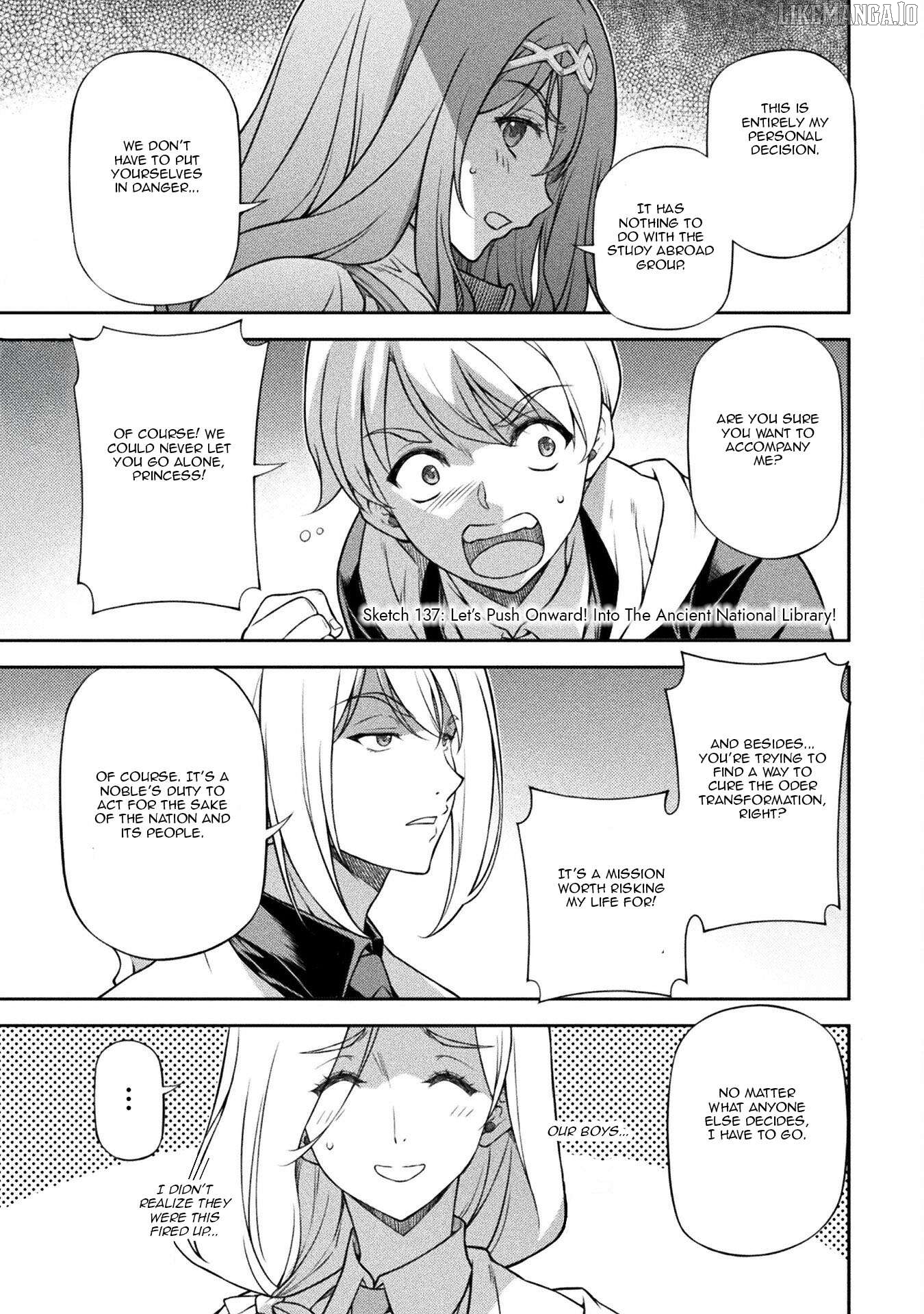 Drawing: The Greatest Mangaka Becomes A Skilled “Martial Artist” In Another World Chapter 137 - page 1