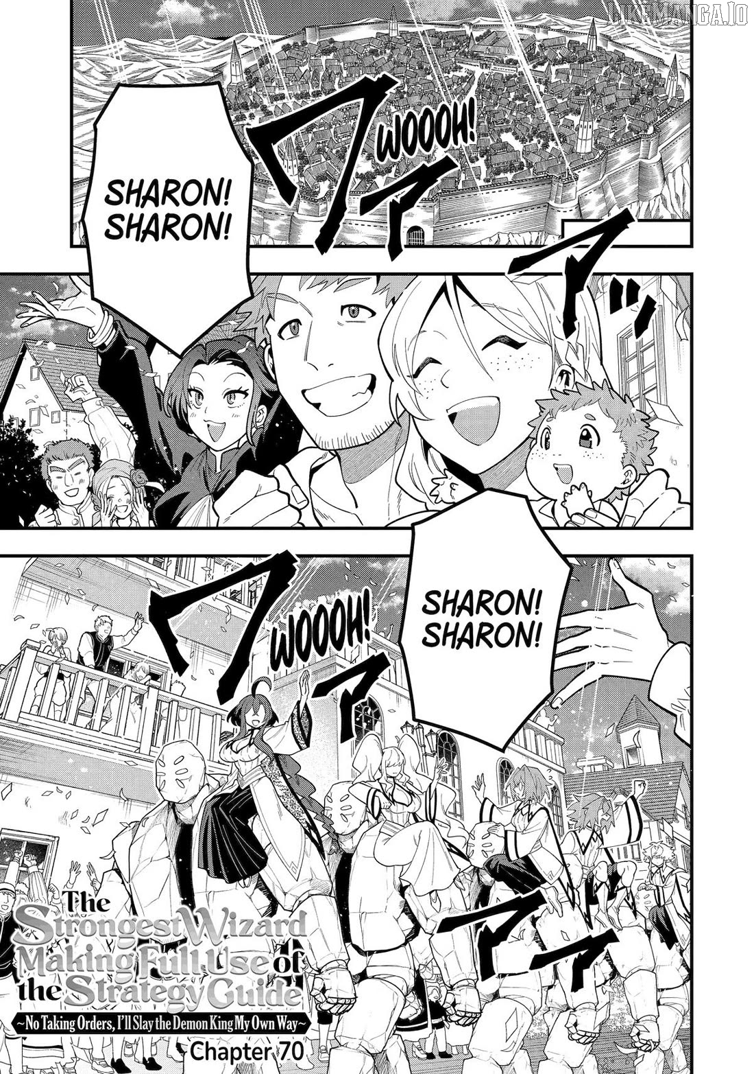 Kouryakuhon o Kushi Suru Saikyou no Mahoutsukai ~< Meirei sa Sero > to wa Iwa Senai Oreryuu Mao Tobatsu Saizen Ruuto ~ Chapter 70 - page 1