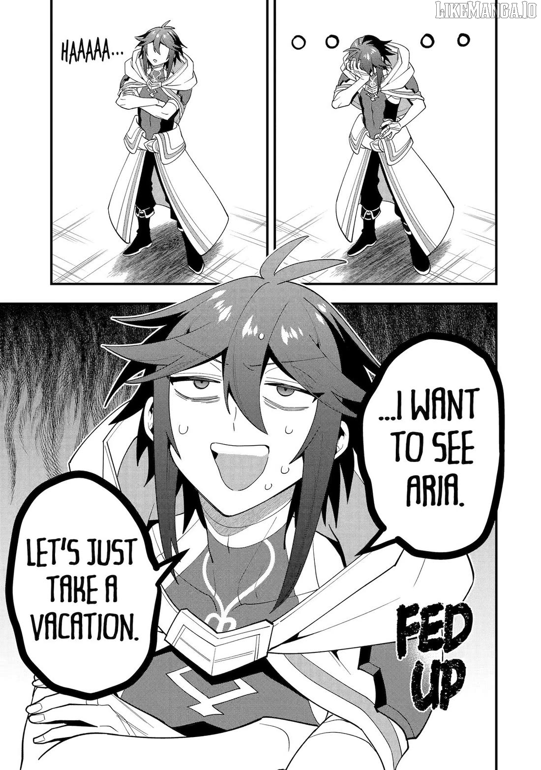 Kouryakuhon o Kushi Suru Saikyou no Mahoutsukai ~< Meirei sa Sero > to wa Iwa Senai Oreryuu Mao Tobatsu Saizen Ruuto ~ Chapter 70 - page 21