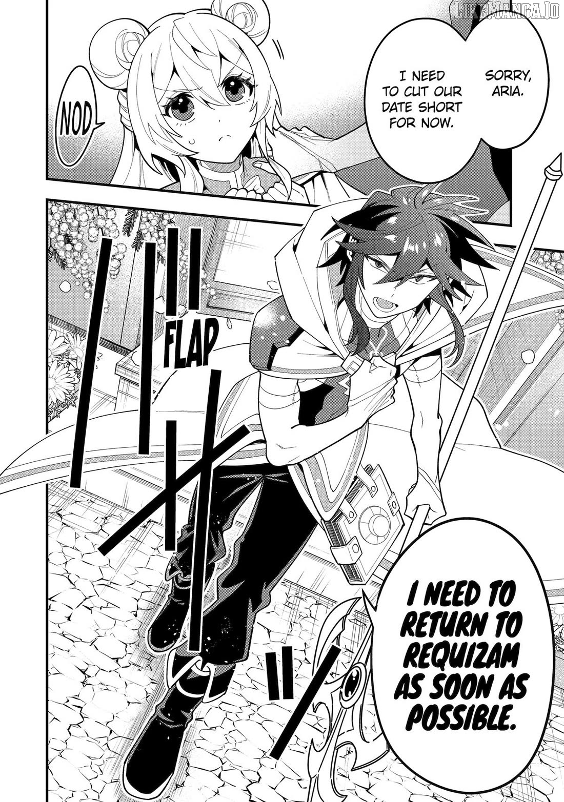 Kouryakuhon o Kushi Suru Saikyou no Mahoutsukai ~< Meirei sa Sero > to wa Iwa Senai Oreryuu Mao Tobatsu Saizen Ruuto ~ Chapter 70 - page 40