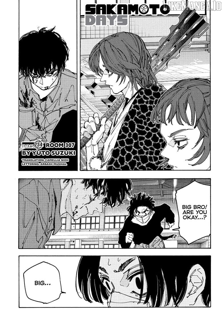 Sakamoto Days Chapter 234 - page 1