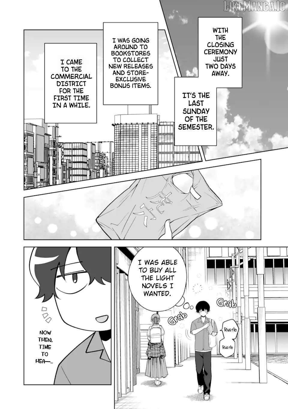 Please Leave Me Alone (For Some Reason, She Wants to Change a Lone Wolf's Helpless High School Life.) Chapter 30.1 - page 4