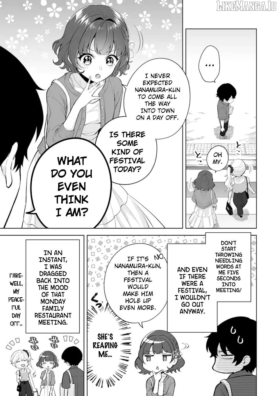 Please Leave Me Alone (For Some Reason, She Wants to Change a Lone Wolf's Helpless High School Life.) Chapter 30.1 - page 7