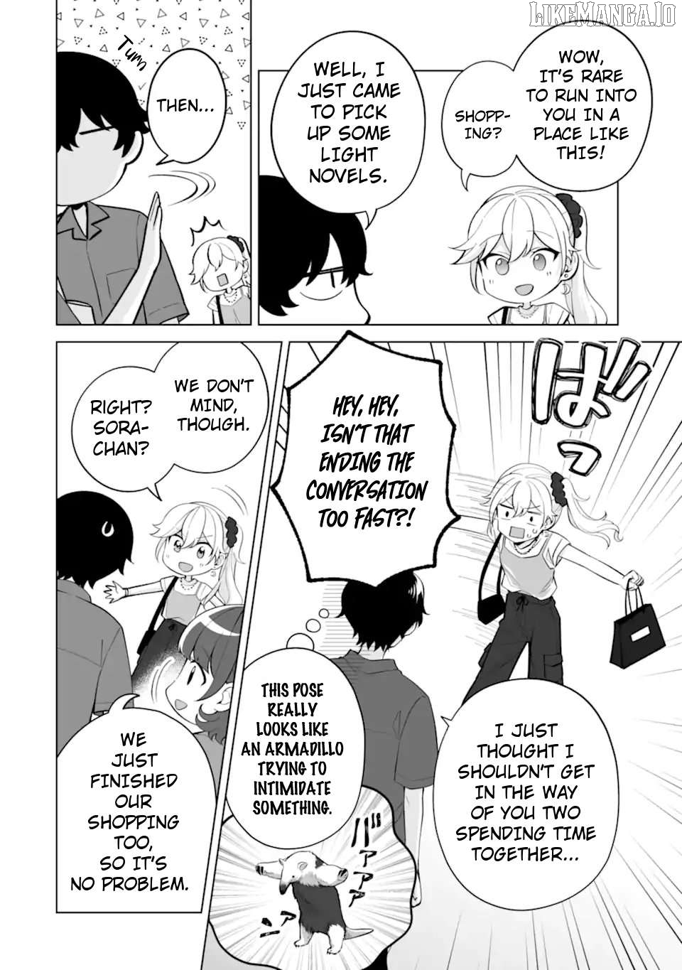 Please Leave Me Alone (For Some Reason, She Wants to Change a Lone Wolf's Helpless High School Life.) Chapter 30.1 - page 8