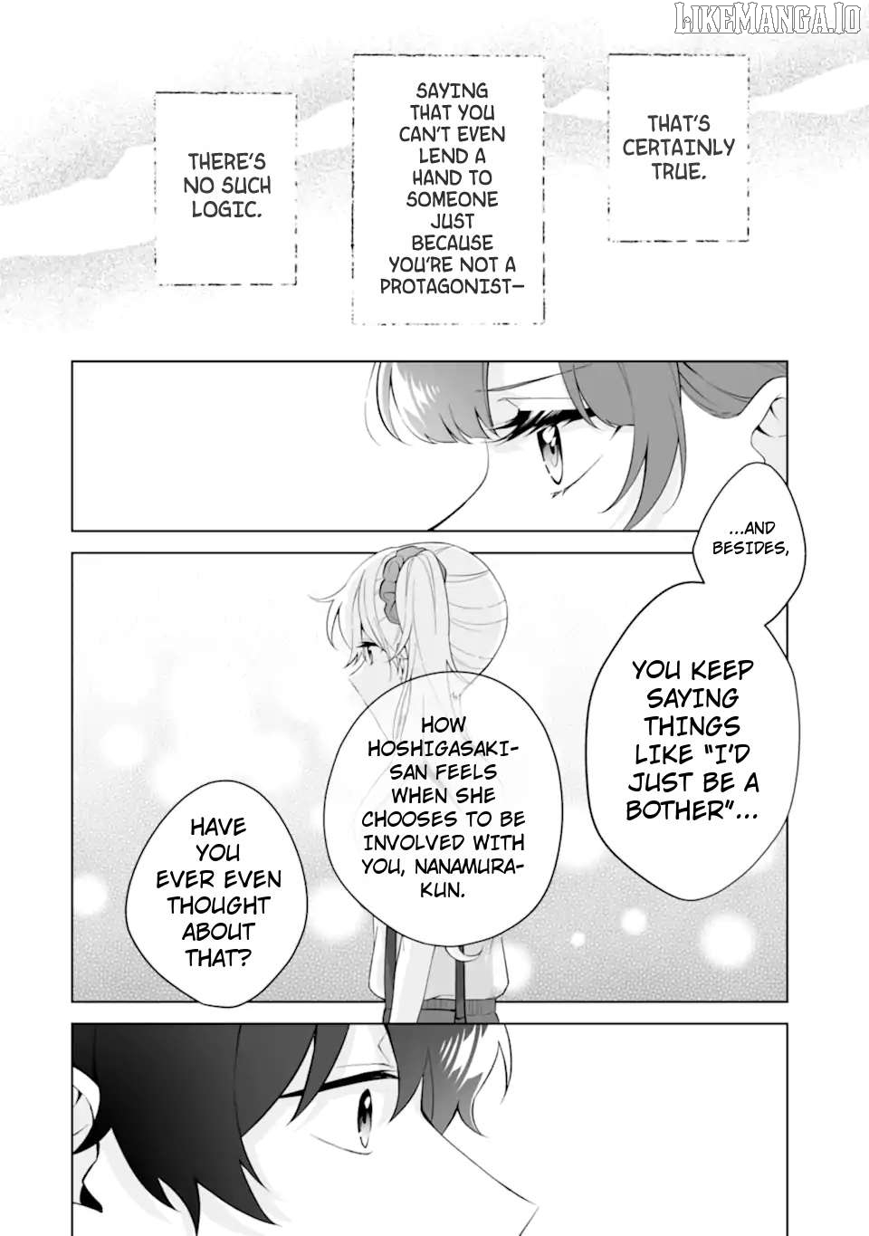 Please Leave Me Alone (For Some Reason, She Wants to Change a Lone Wolf's Helpless High School Life.) Chapter 30.3 - page 4