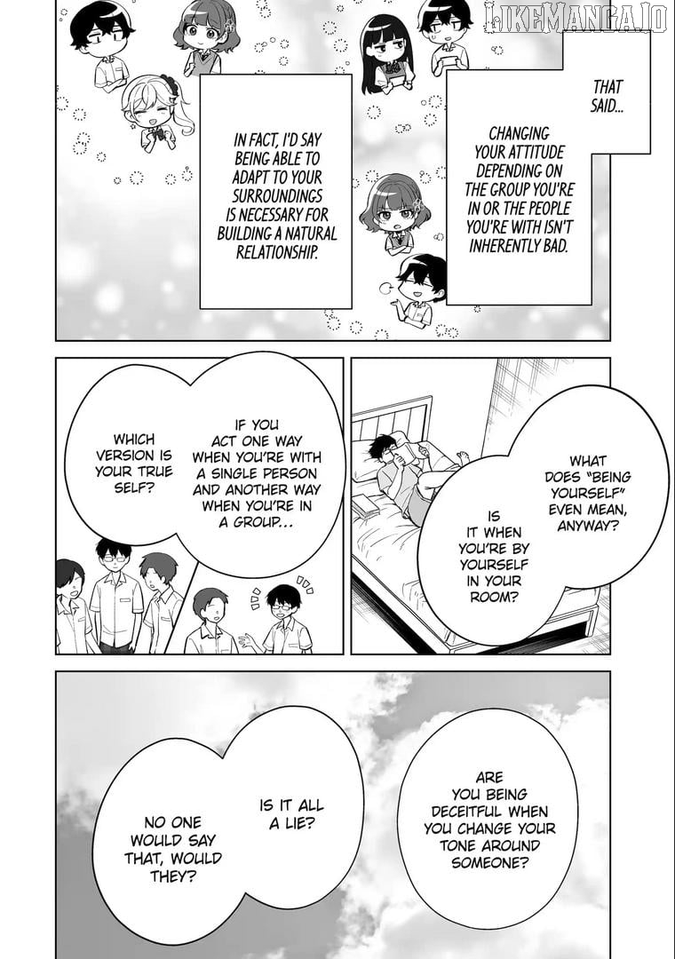 Please Leave Me Alone (For Some Reason, She Wants to Change a Lone Wolf's Helpless High School Life.) Chapter 31 - page 22