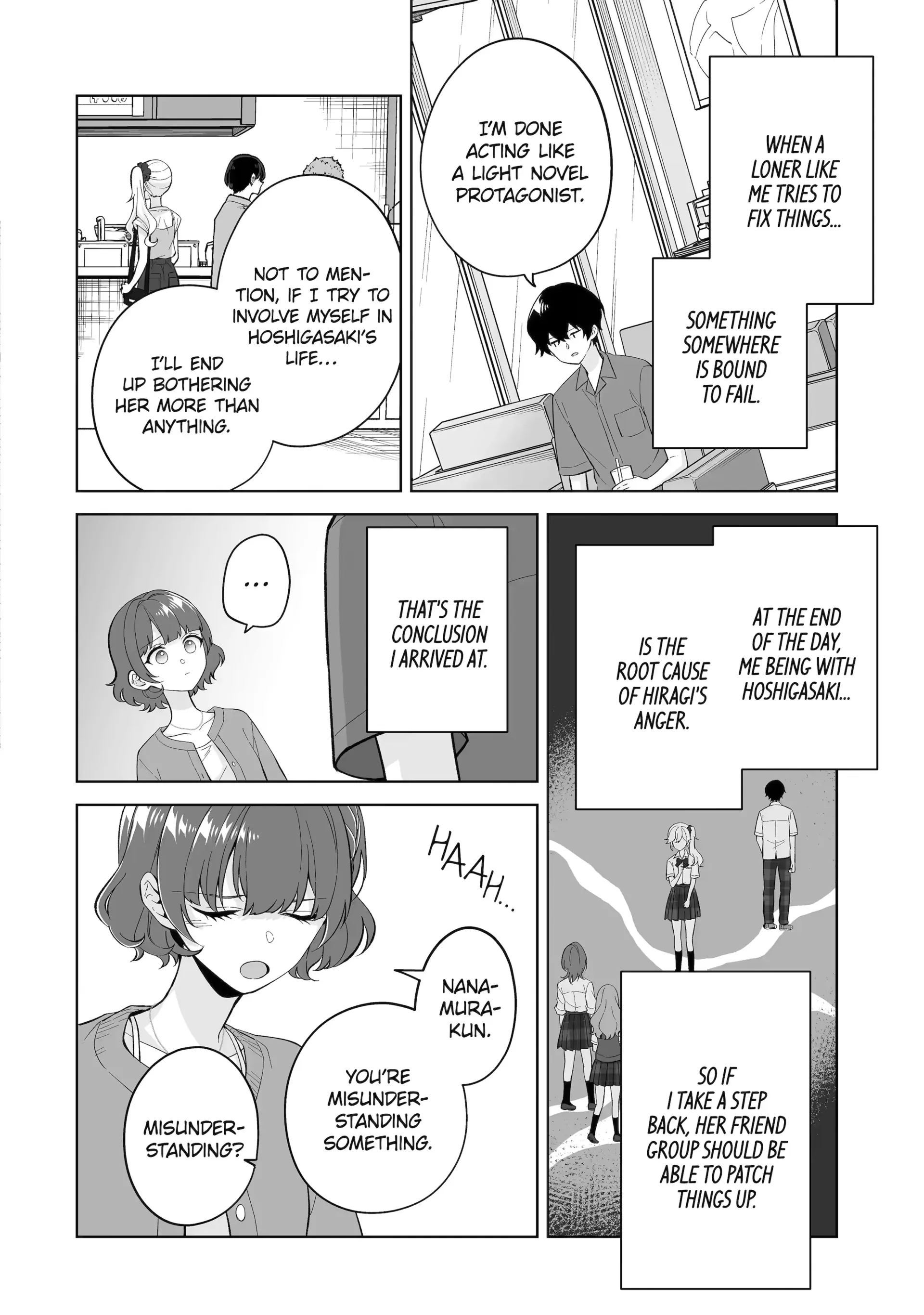 Please Leave Me Alone (For Some Reason, She Wants to Change a Lone Wolf's Helpless High School Life.) Chapter 30.2 - page 10