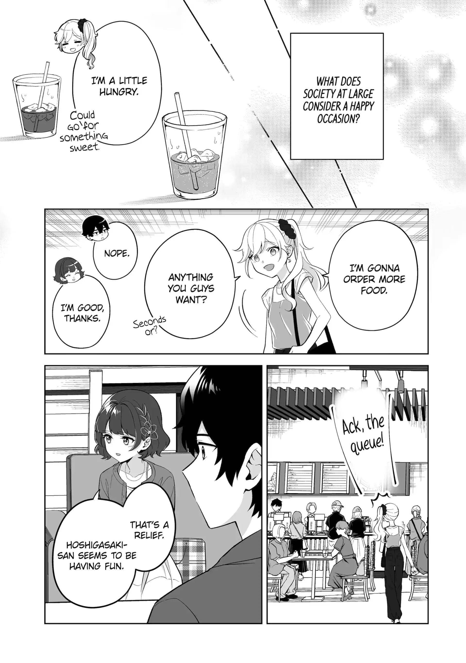 Please Leave Me Alone (For Some Reason, She Wants to Change a Lone Wolf's Helpless High School Life.) Chapter 30.2 - page 7