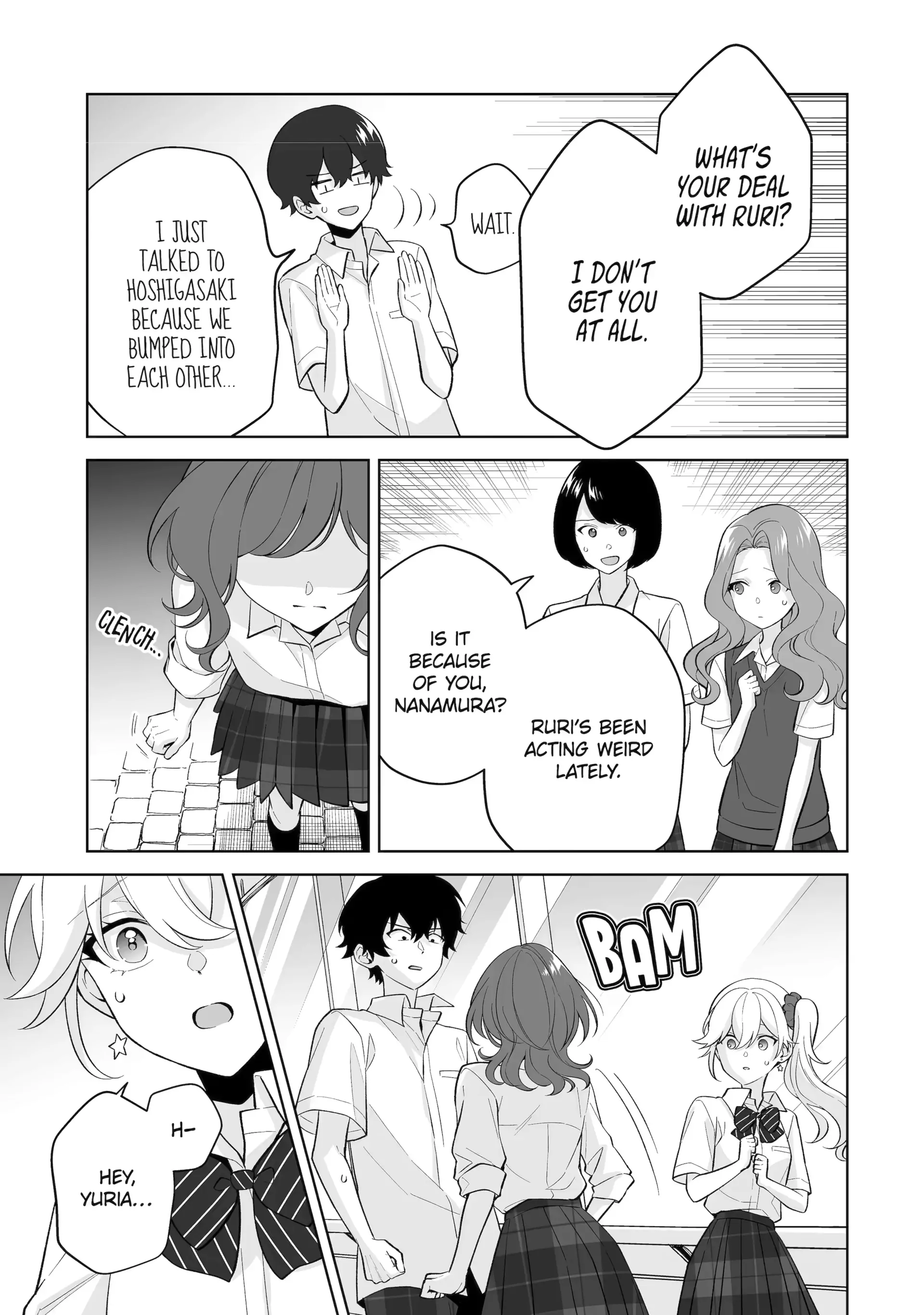 Please Leave Me Alone (For Some Reason, She Wants to Change a Lone Wolf's Helpless High School Life.) Chapter 32.1 - page 3