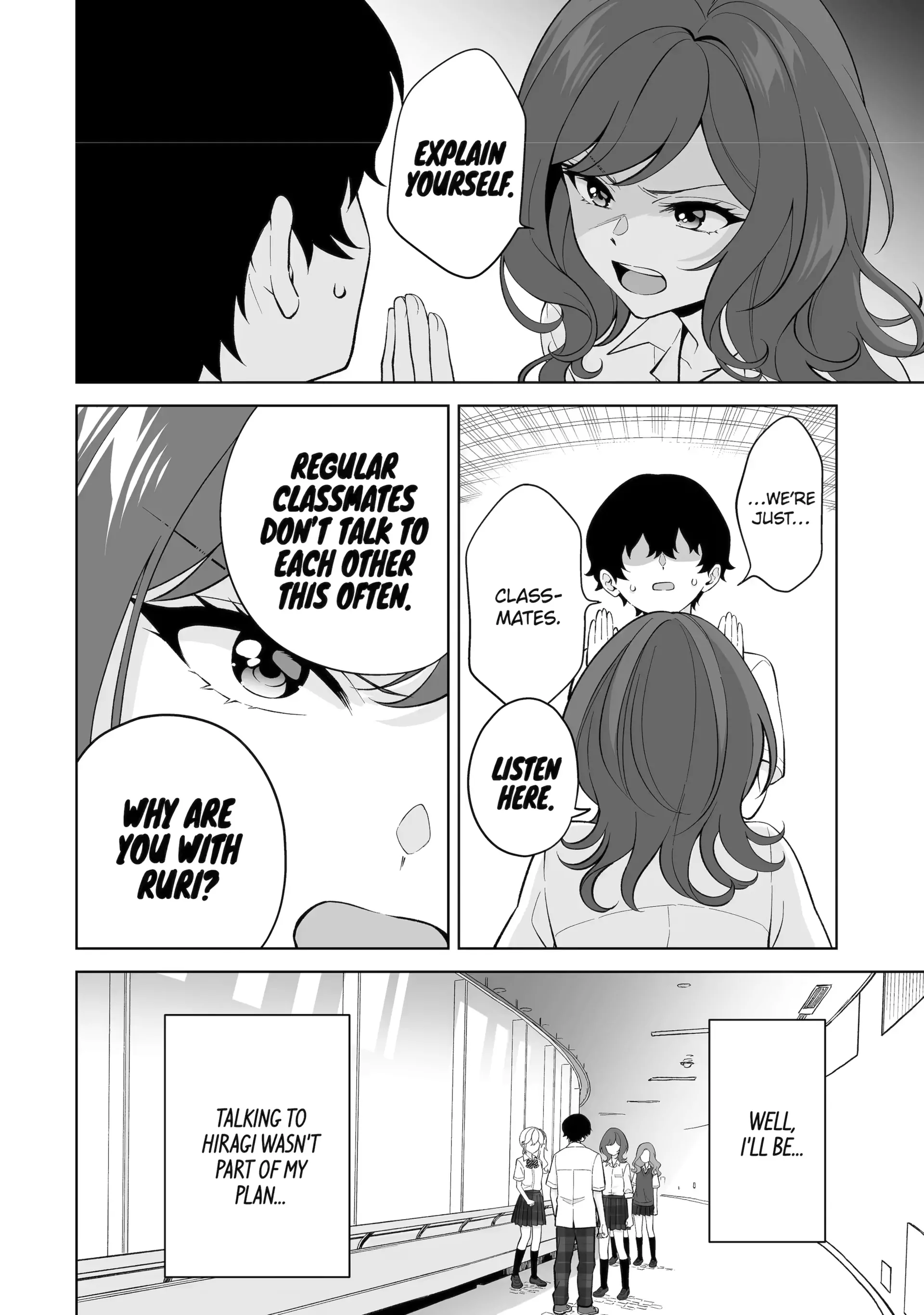 Please Leave Me Alone (For Some Reason, She Wants to Change a Lone Wolf's Helpless High School Life.) Chapter 32.1 - page 4