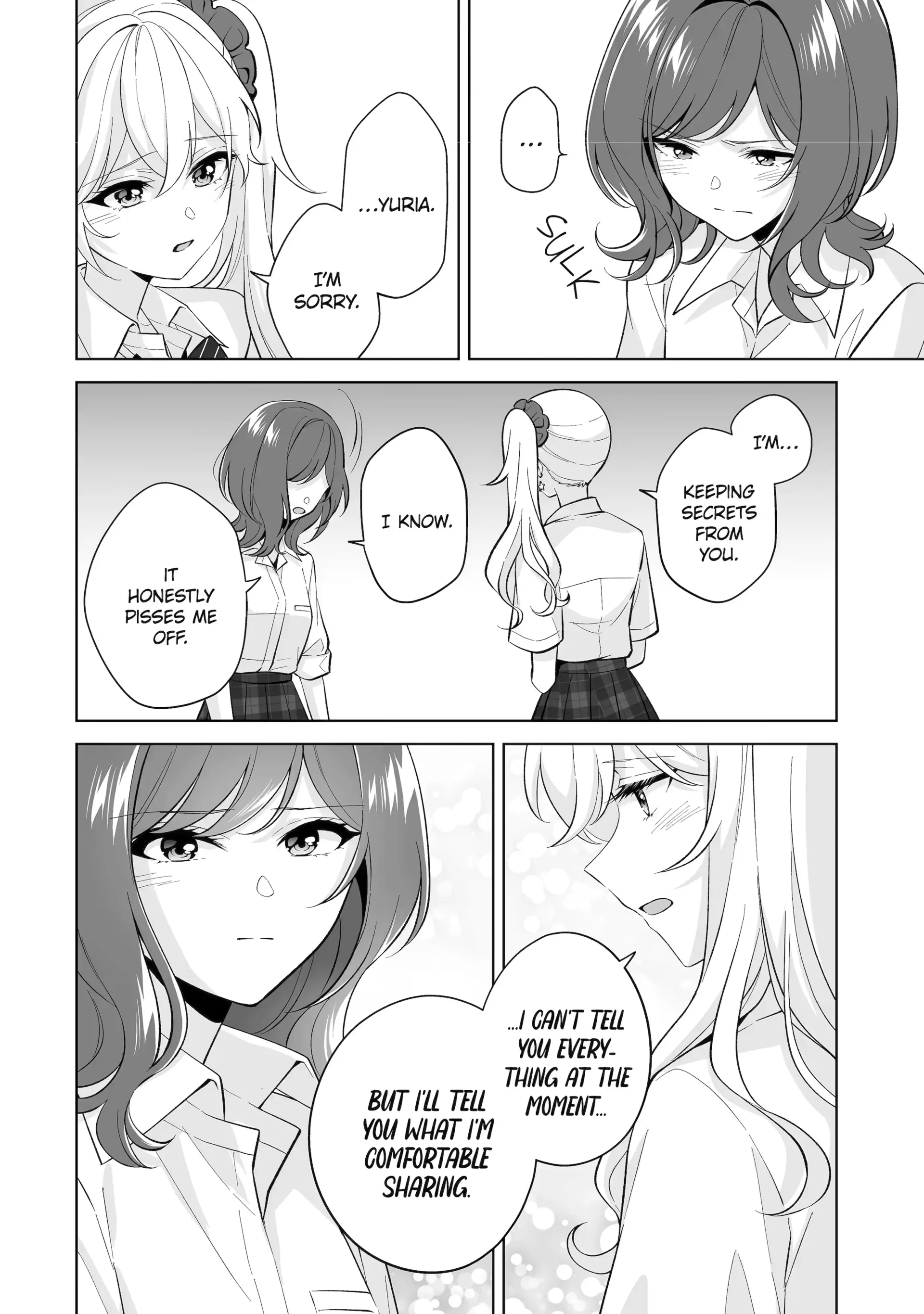 Please Leave Me Alone (For Some Reason, She Wants to Change a Lone Wolf's Helpless High School Life.) Chapter 32.2 - page 4