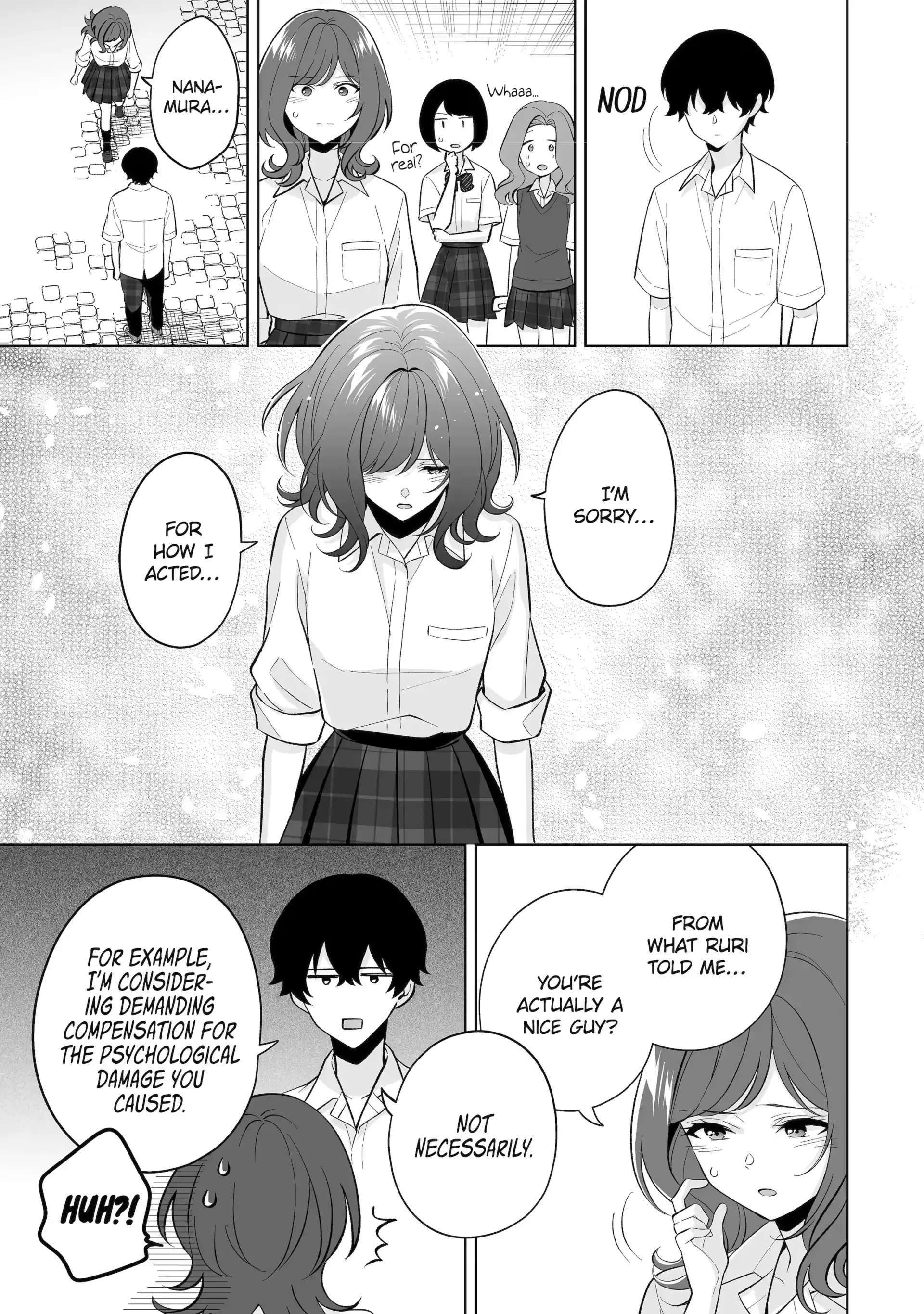 Please Leave Me Alone (For Some Reason, She Wants to Change a Lone Wolf's Helpless High School Life.) Chapter 32.2 - page 7