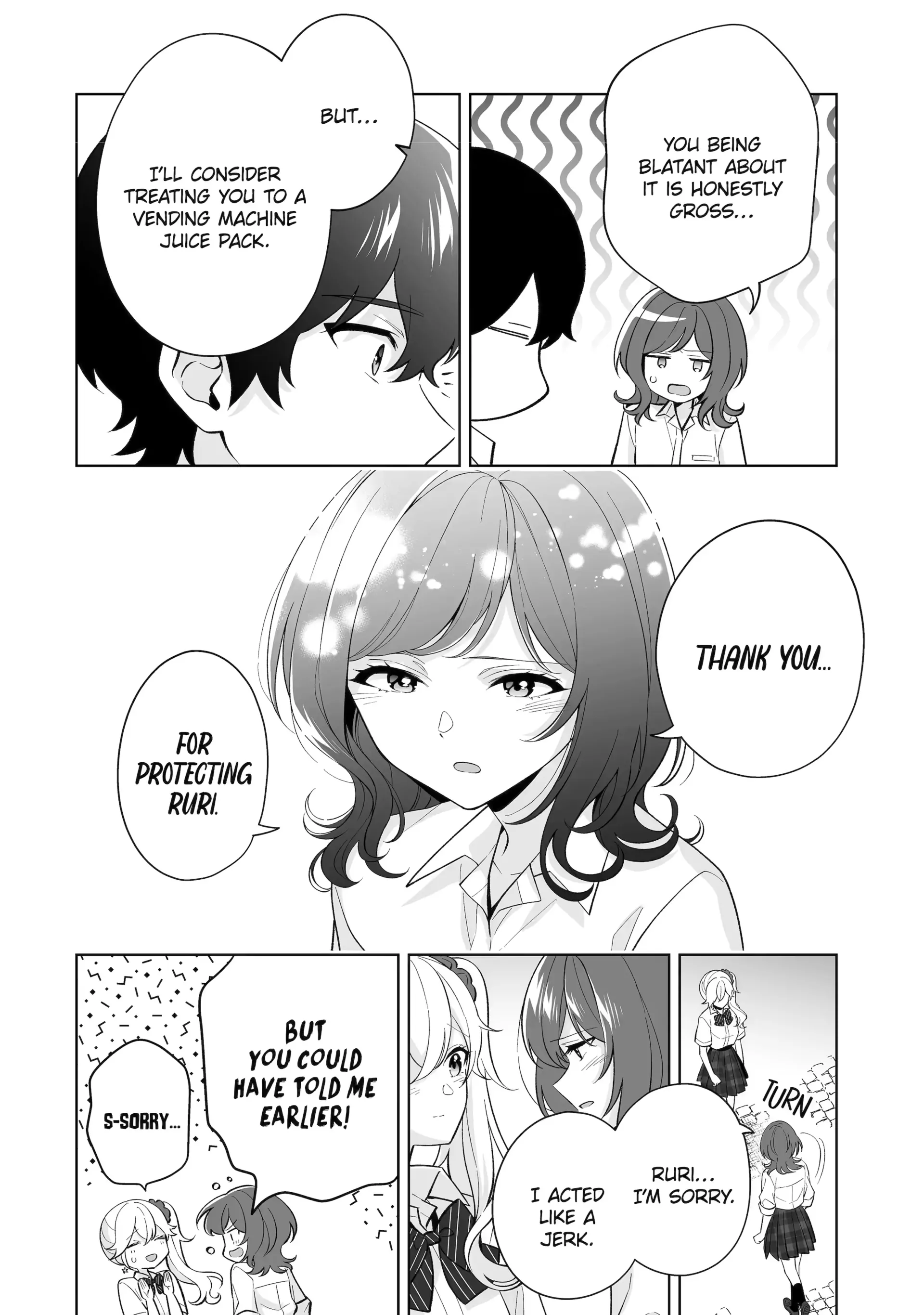 Please Leave Me Alone (For Some Reason, She Wants to Change a Lone Wolf's Helpless High School Life.) Chapter 32.2 - page 8