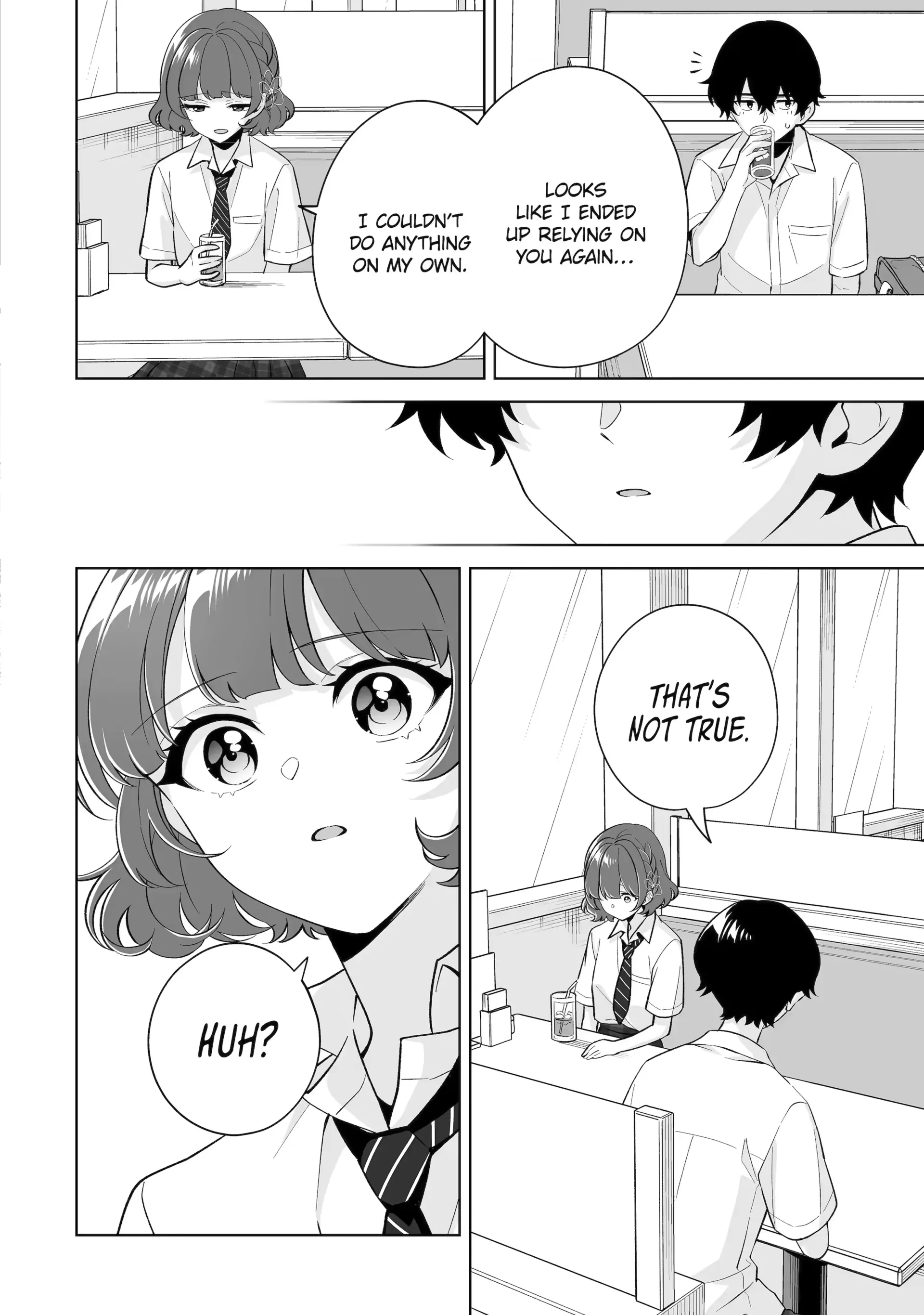 Please Leave Me Alone (For Some Reason, She Wants to Change a Lone Wolf's Helpless High School Life.) Chapter 32.3 - page 6