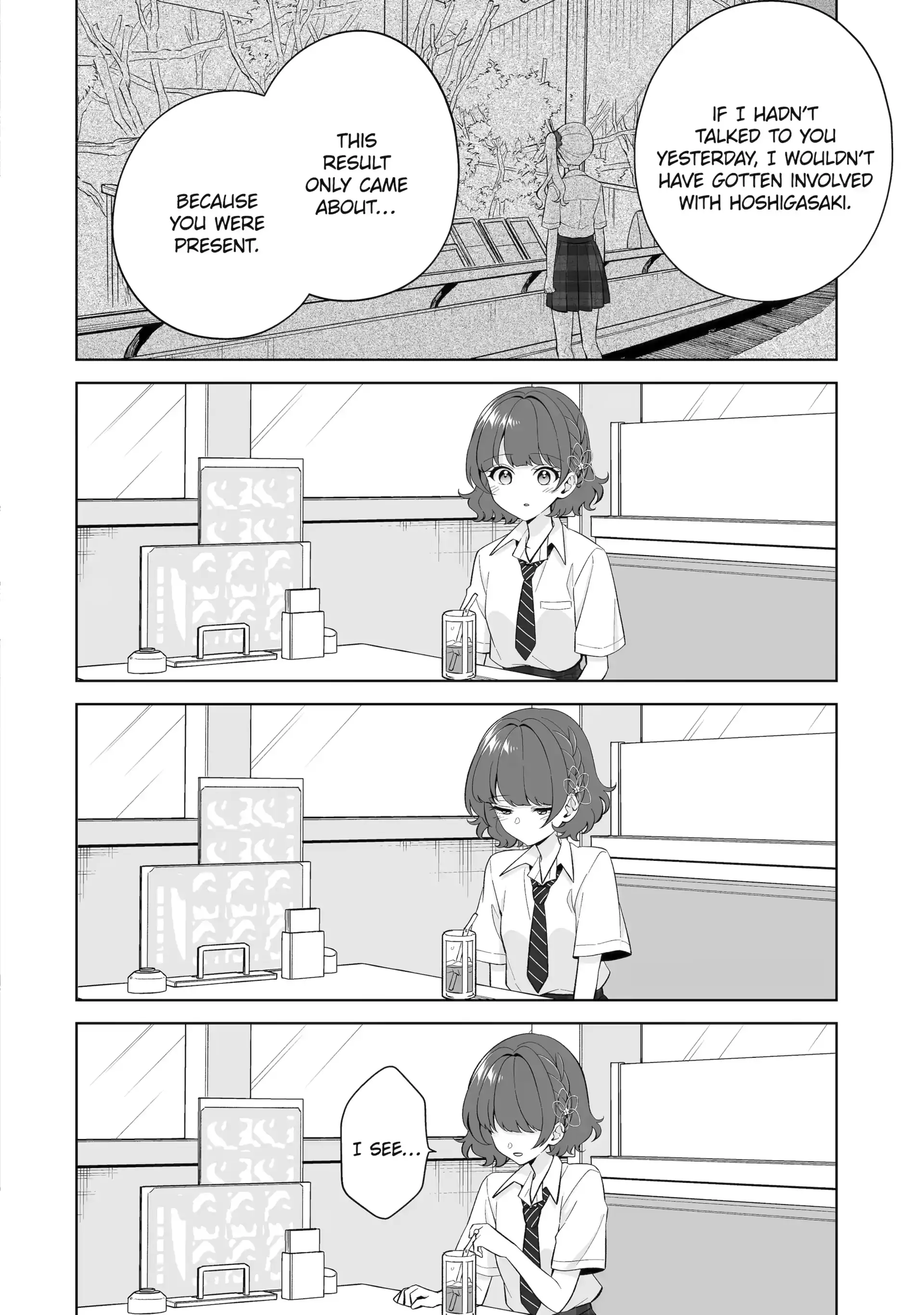 Please Leave Me Alone (For Some Reason, She Wants to Change a Lone Wolf's Helpless High School Life.) Chapter 32.3 - page 8