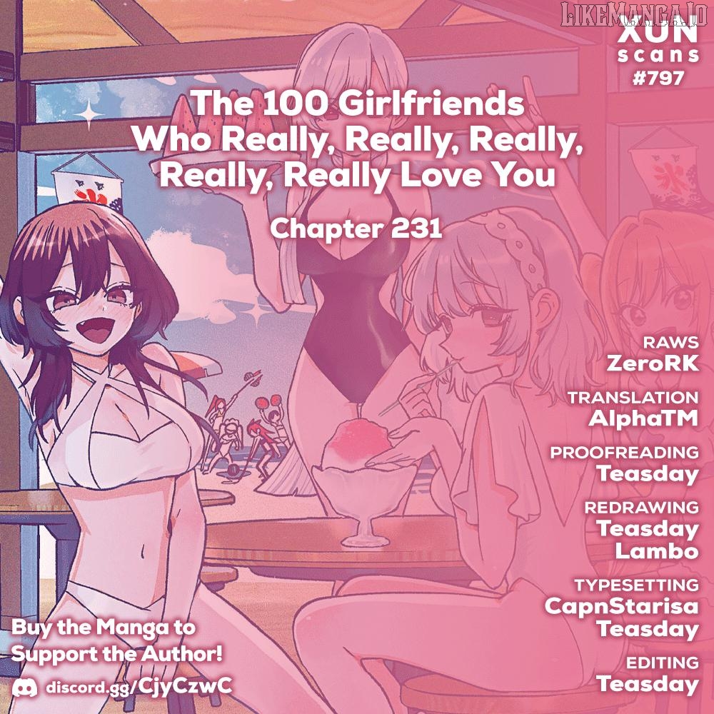 The 100 Girlfriends Who Really, Really, Really, Really, Really Love You Chapter 231 - page 1