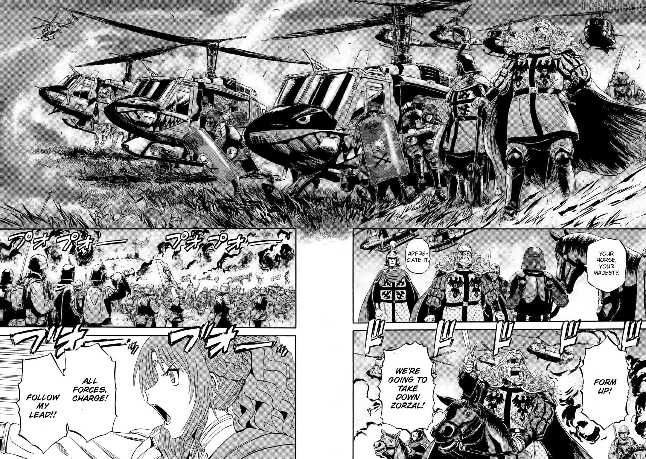 Gate - Jietai Kare no Chi nite, Kaku Tatakeri Chapter 143.2 - page 10