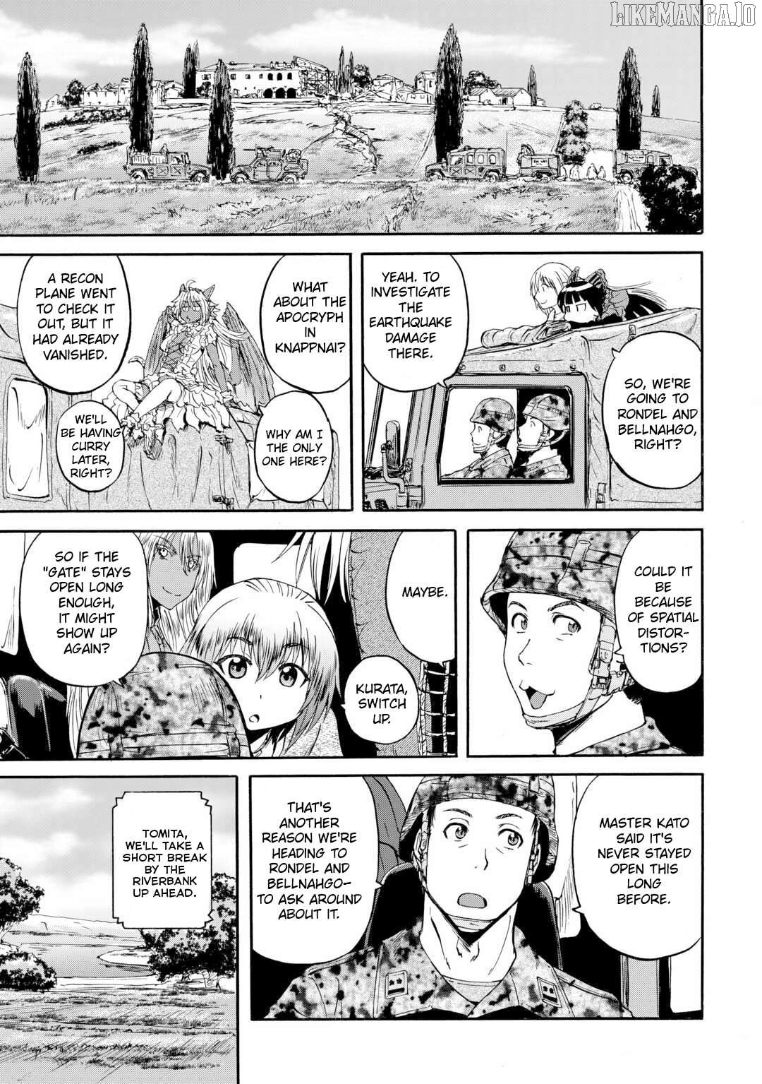 Gate - Jietai Kare no Chi nite, Kaku Tatakeri Chapter 143.2 - page 57