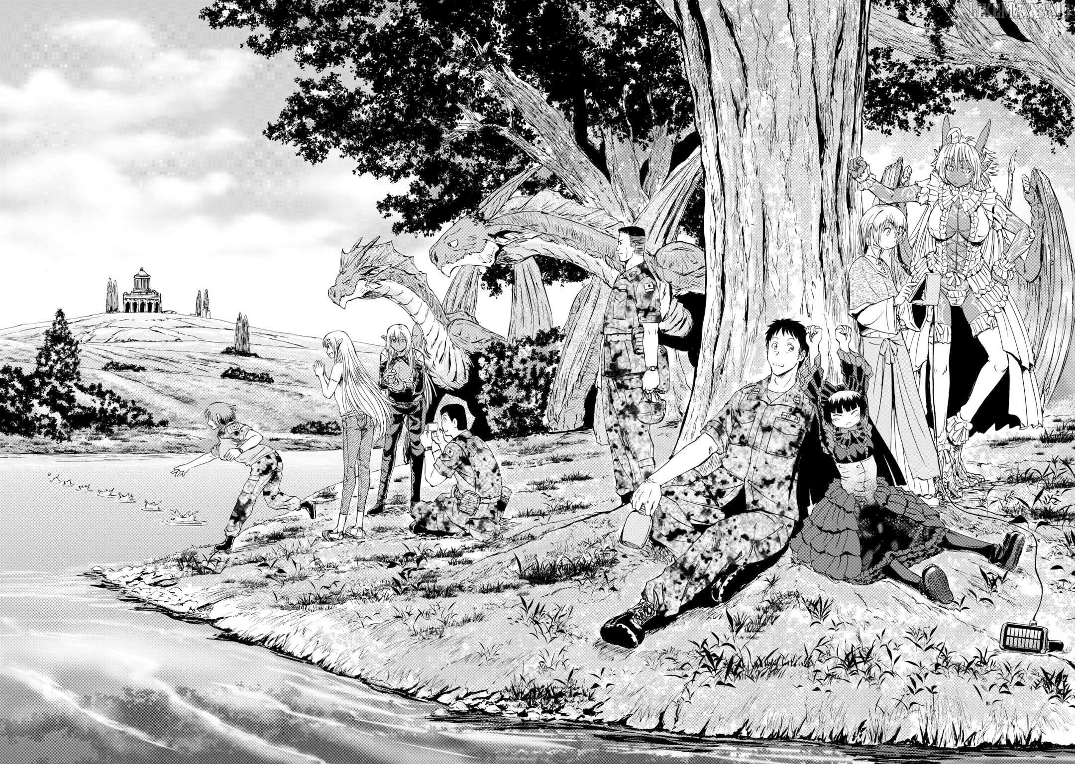 Gate - Jietai Kare no Chi nite, Kaku Tatakeri Chapter 143.2 - page 58