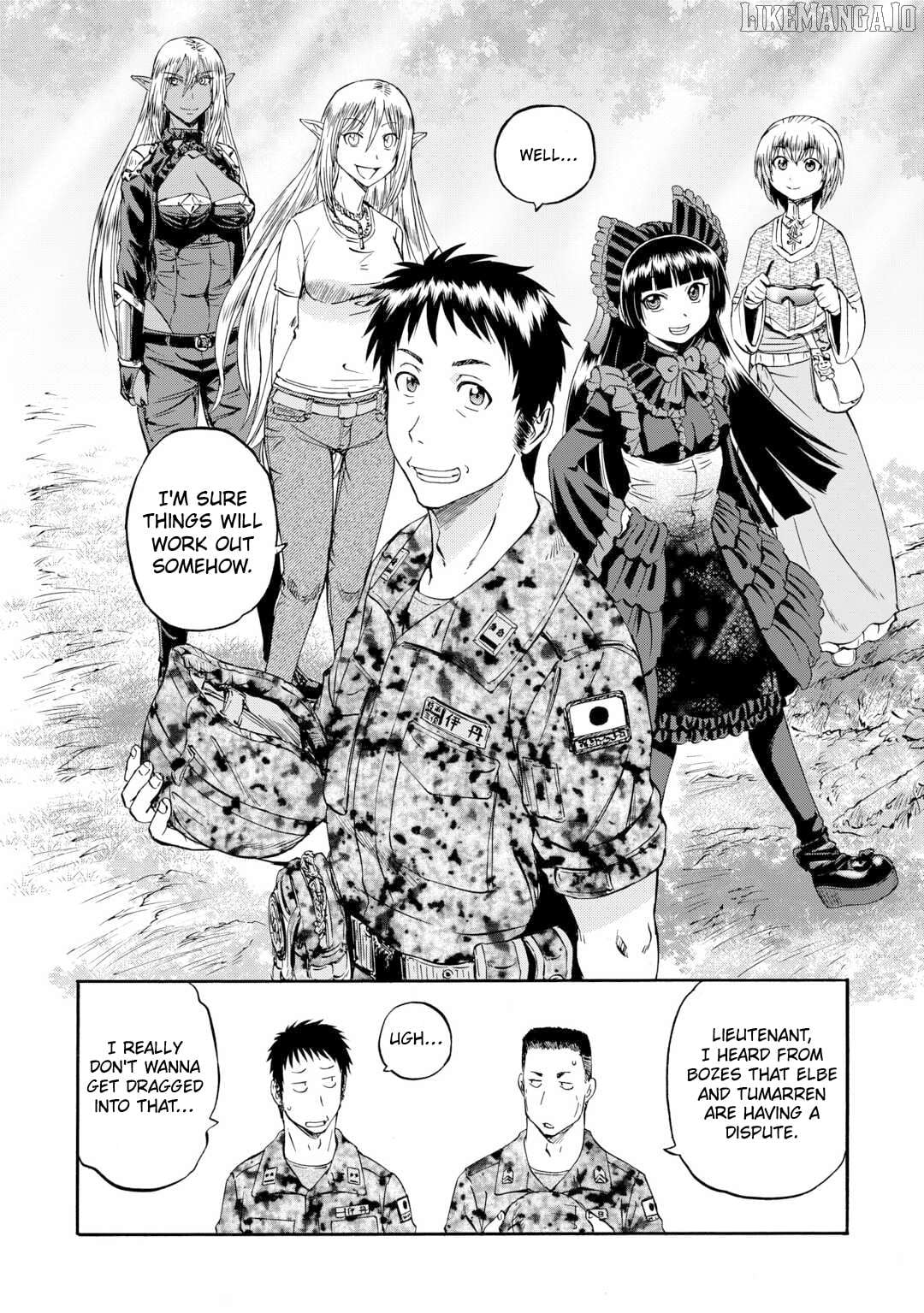 Gate - Jietai Kare no Chi nite, Kaku Tatakeri Chapter 143.2 - page 61