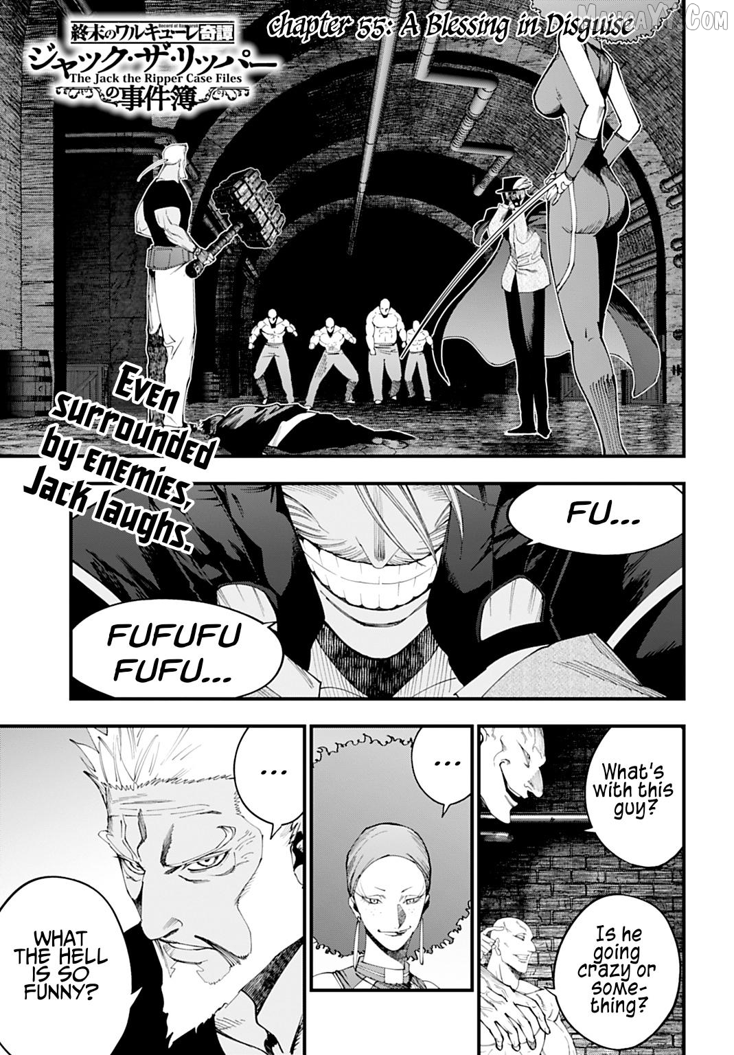 Shuumatsu no Valkyrie Kitan – Jack the Ripper no Jikenbo Chapter 55 - page 1