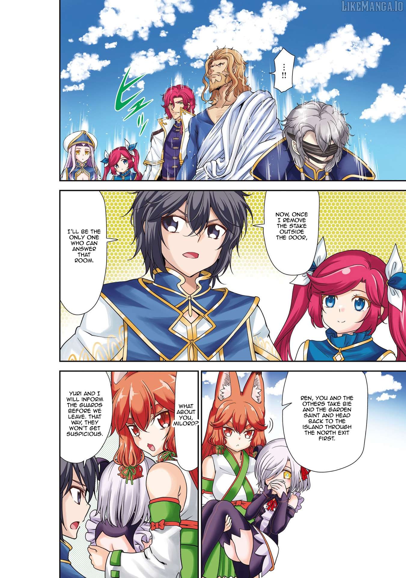Tenohira Kaitaku Mura De Isekai Kenkokuki Fueteku Yome-Tachi To Nonbiri Mujintou Life Chapter 55 - page 3