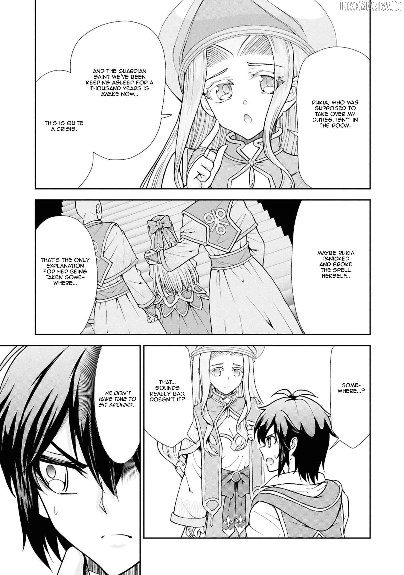 Tenohira Kaitaku Mura De Isekai Kenkokuki Fueteku Yome-Tachi To Nonbiri Mujintou Life Chapter 55 - page 8