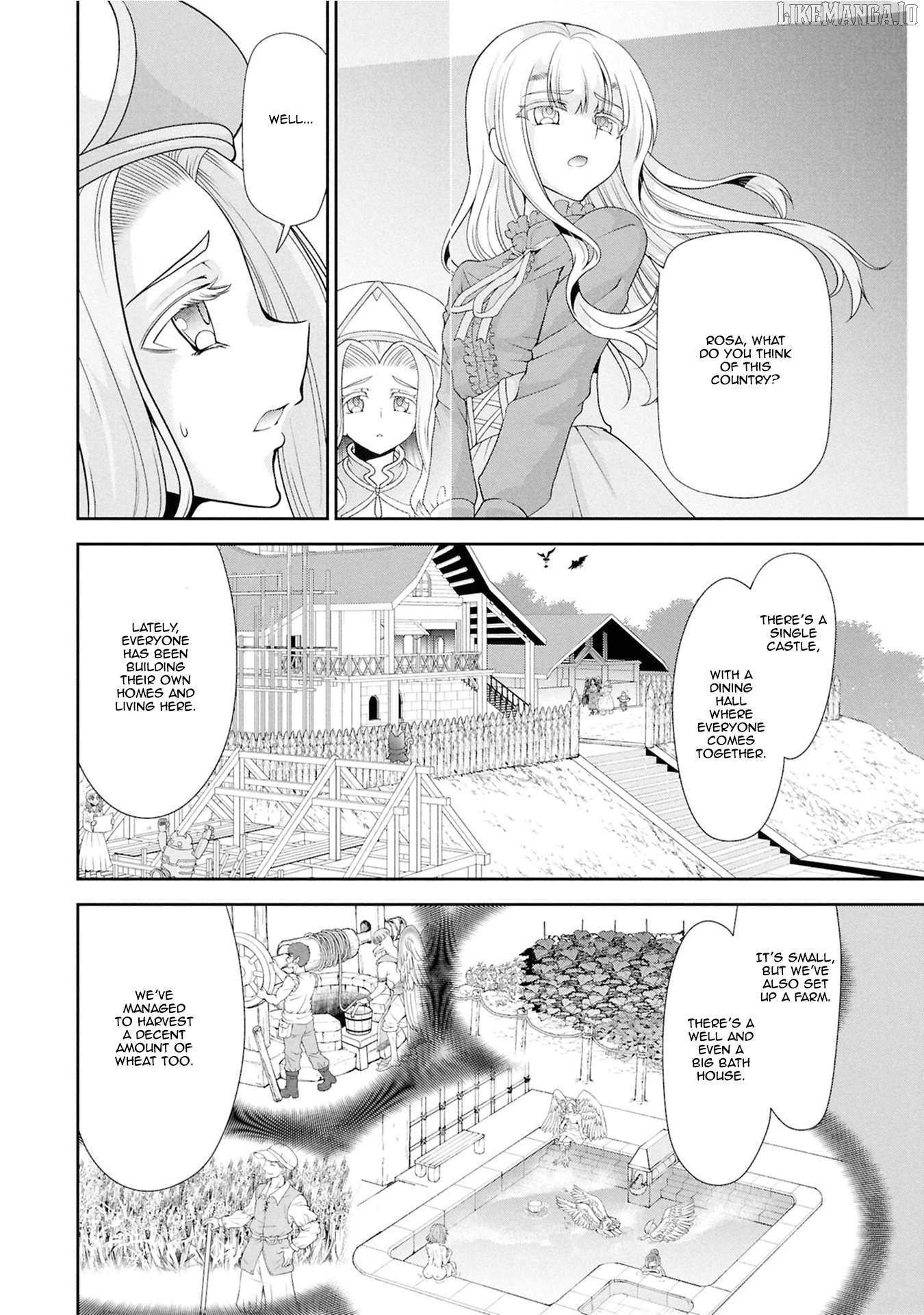 Tenohira Kaitaku Mura De Isekai Kenkokuki Fueteku Yome-Tachi To Nonbiri Mujintou Life Chapter 56 - page 10