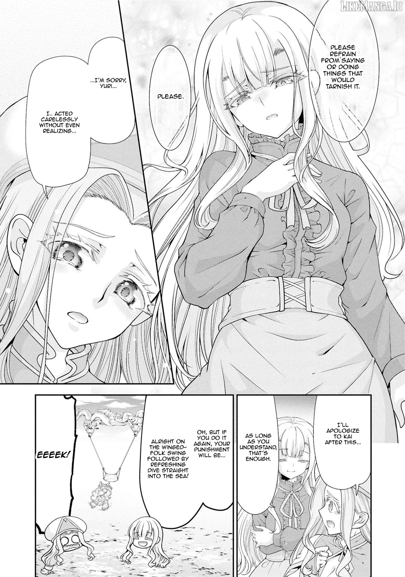 Tenohira Kaitaku Mura De Isekai Kenkokuki Fueteku Yome-Tachi To Nonbiri Mujintou Life Chapter 56 - page 13
