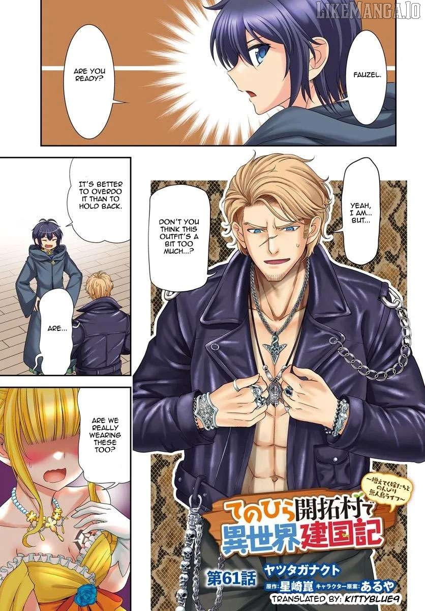 Tenohira Kaitaku Mura De Isekai Kenkokuki Fueteku Yome-Tachi To Nonbiri Mujintou Life Chapter 61 - page 1