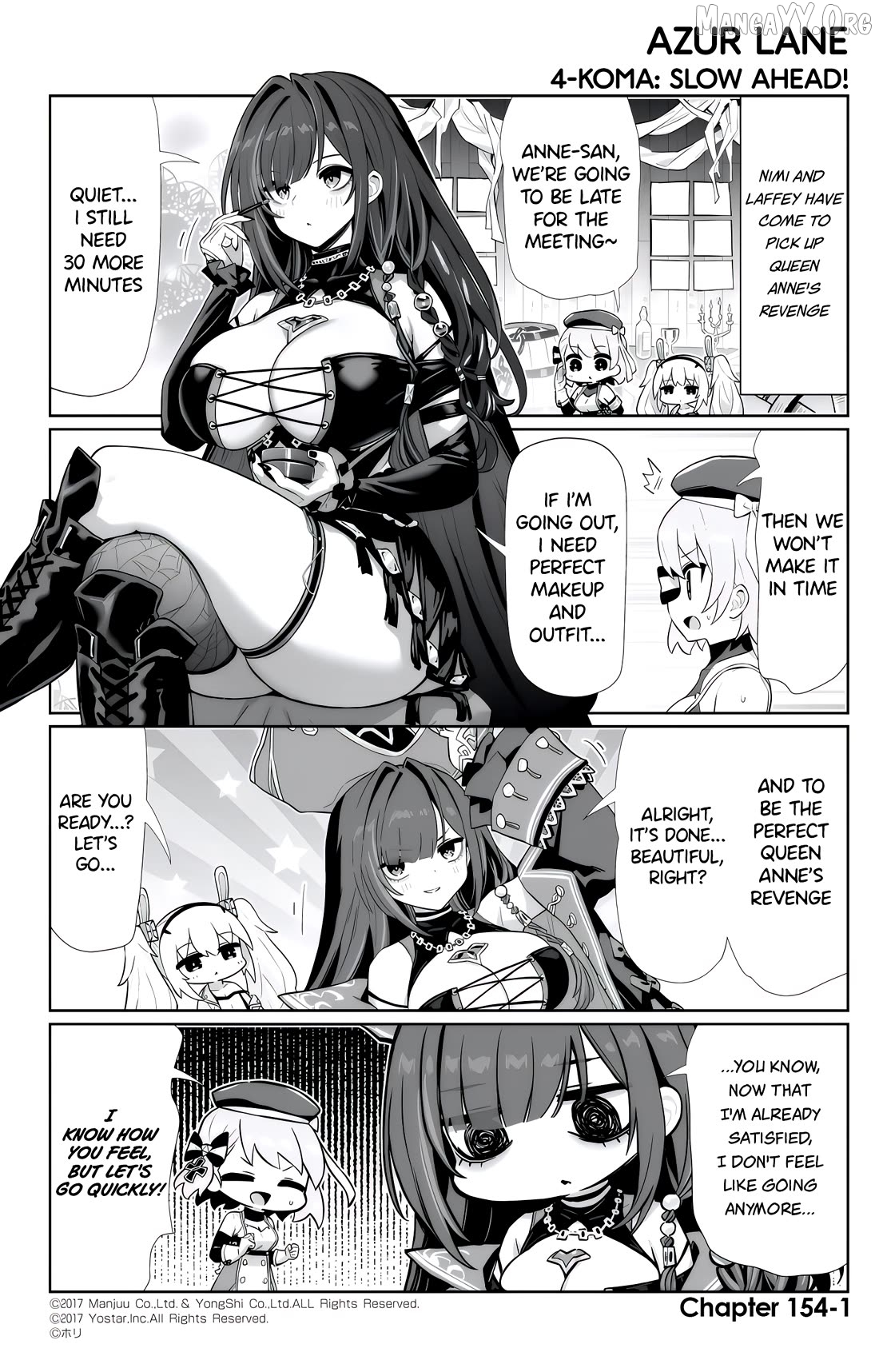 Azur Lane 4-Koma: Slow Ahead Chapter 154 - page 1