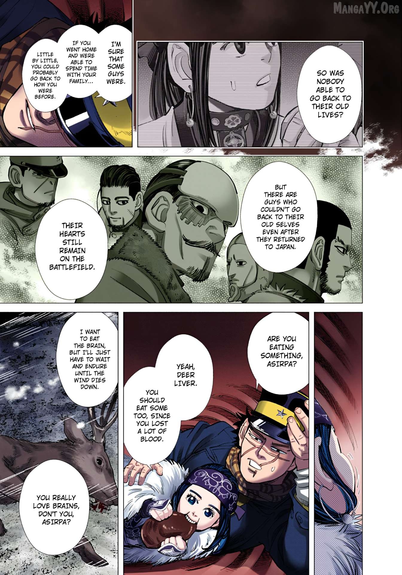 Golden Kamuy - Digital Colored Comics Chapter 100 - page 13