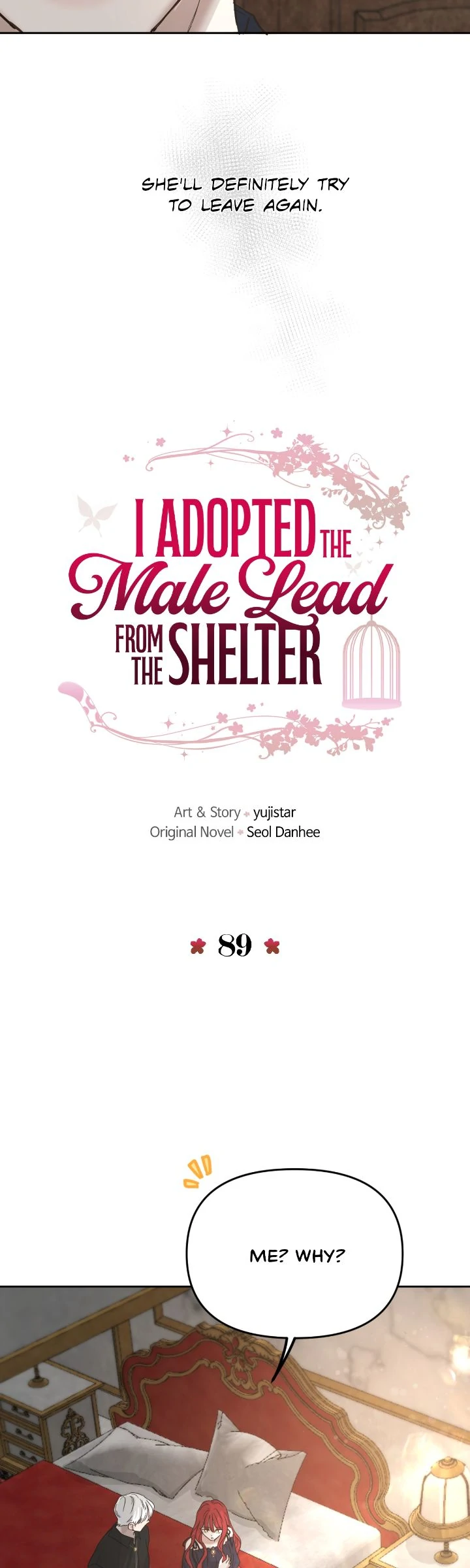 I Adopted a Male Lead From a Prison Shelter Chapter 89 - page 9